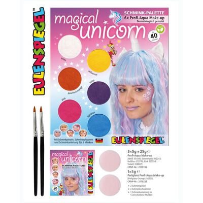 Eulenspiegel - 207000 - Unicorn Magique - Guide des 5 masques - Palette de maquillage - Publicité Eulenspiegel - 207000 - Unicorn Magique - Guide des 5 masques - Palette de maquillage - Publicité