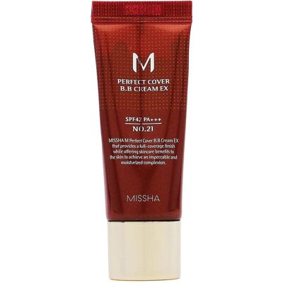 Missha M Perfect Cover BB Crème Light Beige - BB Crème - Publicité Missha M Perfect Cover BB Crème Light Beige - BB Crème - Publicité