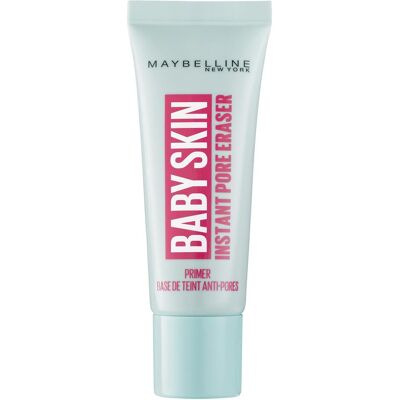 Maybelline New York, Base + fixateur, Baby Skin Pore Eraser (Clear) - Publicité Maybelline New York, Base + fixateur, Baby Skin Pore Eraser (Clear) - Publicité
