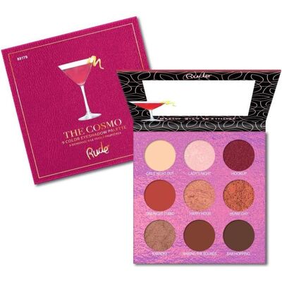 Rude Cosmetics The Cosmo Rose Gold 9 Palette de Fards - Palette de Fards - Publicité Rude Cosmetics The Cosmo Rose Gold 9 Palette de Fards - Palette de Fards - Publicité