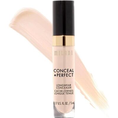 Anti-Cernes Milani Conceal And Perfect Long Wear - Ivoire Pur - Couvrance totale, imperméable - Publicité Anti-Cernes Milani Conceal And Perfect Long Wear - Ivoire Pur - Couvrance totale, imperméable - Publicité