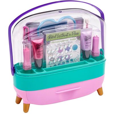 Cra-z-art, Maquillage : accessoires, Shimmer n Sparkle - All in One Beauty Caddy (65701) - Publicité Cra-z-art, Maquillage : accessoires, Shimmer n Sparkle - All in One Beauty Caddy (65701) - Publicité