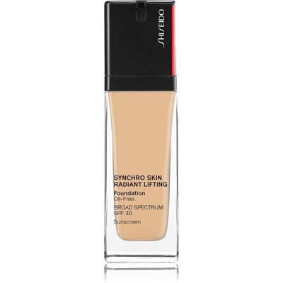 Fond de teint lumineux Shiseido Synchro Skin Radiant Lifting - Sable - SPF 30 - Publicité Fond de teint lumineux Shiseido Synchro Skin Radiant Lifting - Sable - SPF 30 - Publicité