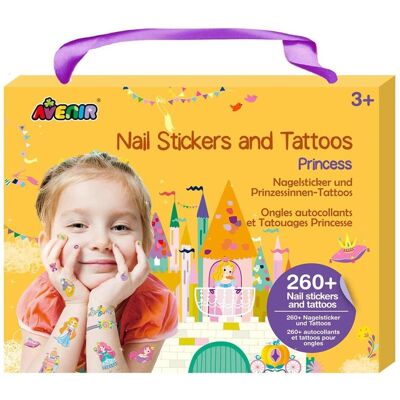 Avenir Ongles autocollants et Tatouages Princesse - Publicité Avenir Ongles autocollants et Tatouages Princesse - Publicité