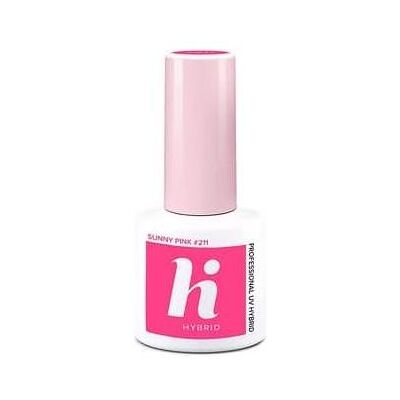 Hi Hybrid Vernis Gel UV Sunny Pink 3-en-1 - Publicité Hi Hybrid Vernis Gel UV Sunny Pink 3-en-1 - Publicité
