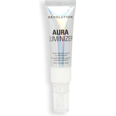 Makeup Revolution Aura Luminizer - Éclat Radieux pour le Visage et le Corps - Publicité Makeup Revolution Aura Luminizer - Éclat Radieux pour le Visage et le Corps - Publicité