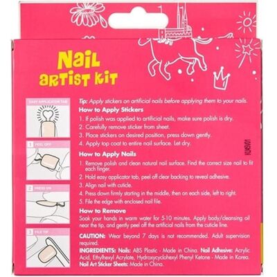 Kiss Nail art + faux ongles, My Face - imPRESS Kids Nail Artist Kit - Self-adhesive nails for kids - (Ongles artificiels, Transparent) - Publicité Kiss Nail art + faux ongles, My Face - imPRESS Kids Nail Artist Kit - Self-adhesive nails for kids - (Ongles artificiels, Transparent) - Publicité