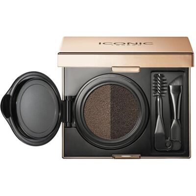 Iconic London, Poudre pour sourcils, - Eyebrow Cushion, Sculpt & Fill - Medium - 6g - Publicité Iconic London, Poudre pour sourcils, - Eyebrow Cushion, Sculpt & Fill - Medium - 6g - Publicité
