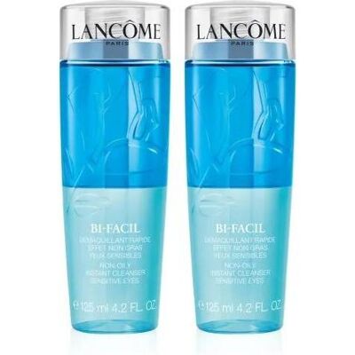 Lancôme Duo Bi-Facil 125ml - Démaquillant yeux - Publicité Lancôme Duo Bi-Facil 125ml - Démaquillant yeux - Publicité