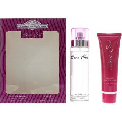 Dfc Paris - Girl - 100ml EDP - Body Lotion 90ml - Coffret parfum - Publicité Dfc Paris - Girl - 100ml EDP - Body Lotion 90ml - Coffret parfum - Publicité