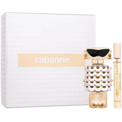 Coffret Eau de Parfum Rabanne Fame - 50ml + Spray de Voyage - Publicité Coffret Eau de Parfum Rabanne Fame - 50ml + Spray de Voyage - Publicité