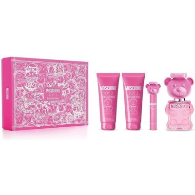 Moschino, Set cadeau beauté, TOY 2 BUBBLE GUM ET100 COF N25 (Coffret de parfum) - Publicité Moschino, Set cadeau beauté, TOY 2 BUBBLE GUM ET100 COF N25 (Coffret de parfum) - Publicité