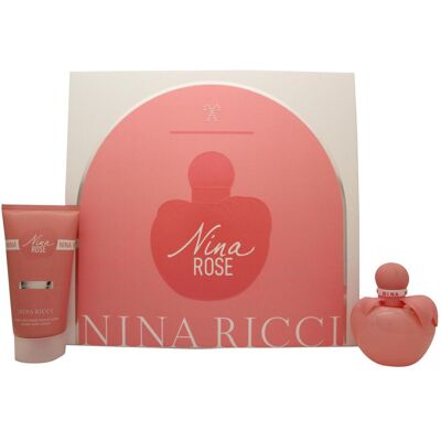 Nina Ricci, Set cadeau beauté, Coffret cadeau Nina Rose 50ml EDT + 75ml lotion pour le corps (Coffret de parfum, Set soin du corps) - Publicité Nina Ricci, Set cadeau beauté, Coffret cadeau Nina Rose 50ml EDT + 75ml lotion pour le corps (Coffret de parfum, Set soin du corps) - Publicité