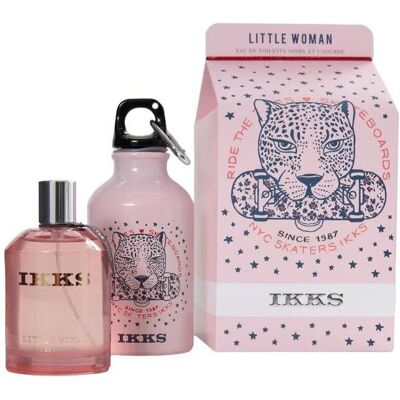Ikks Little Woman Jockeys Léopard Edition Limitée Coffret Cadeau - Publicité Ikks Little Woman Jockeys Léopard Edition Limitée Coffret Cadeau - Publicité