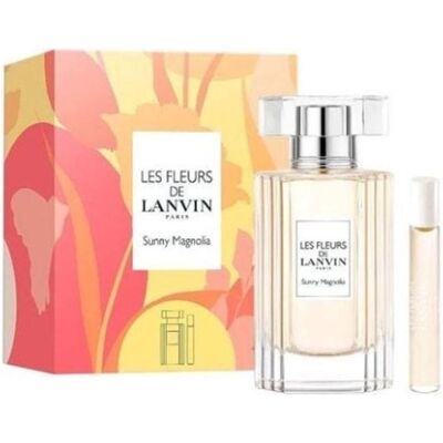 Coffret Cadeau Lanvin Sunny Magnolia - Eau de Toilette 50 ml + Vaporisateur 7,5 ml - Publicité Coffret Cadeau Lanvin Sunny Magnolia - Eau de Toilette 50 ml + Vaporisateur 7,5 ml - Publicité