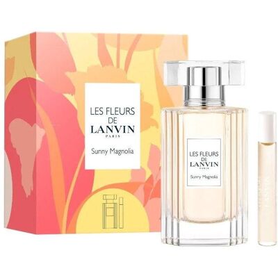 Coffret Cadeau Lanvin Sunny Magnolia - Eau de Toilette 50 ml + Vaporisateur 7,5 ml - Publicité Coffret Cadeau Lanvin Sunny Magnolia - Eau de Toilette 50 ml + Vaporisateur 7,5 ml - Publicité