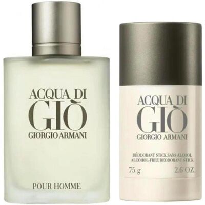 Giorgio Armani Acqua di Gio - Coffret parfum - Publicité Giorgio Armani Acqua di Gio - Coffret parfum - Publicité
