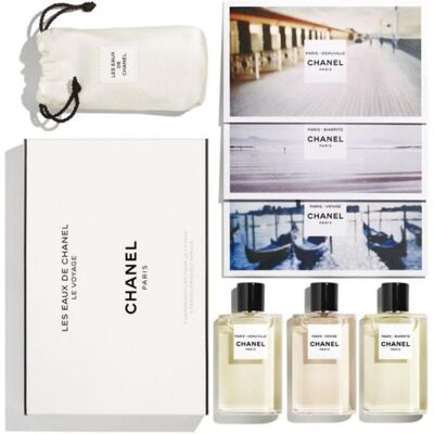 Ensemble de Parfums Chanel Deauville Venise Biarritz - Cadeau - Publicité Ensemble de Parfums Chanel Deauville Venise Biarritz - Cadeau - Publicité