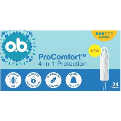o.b., Tampon, O.B ProComfort Tampony Normal 24 szt. (24x, Normal) - Publicité o.b., Tampon, O.B ProComfort Tampony Normal 24 szt. (24x, Normal) - Publicité