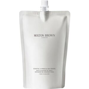 Molton Brown, Gel douche, Cyprès de mer & Fenouil marin (400 ml) - Publicité Molton Brown, Gel douche, Cyprès de mer & Fenouil marin (400 ml) - Publicité