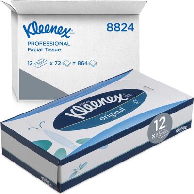 Kleenex, Mouchoirs, Boîte de mouchoirs cosmétiques - Publicité Kleenex, Mouchoirs, Boîte de mouchoirs cosmétiques - Publicité