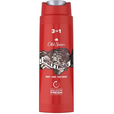 Old Spice, Gel douche, Wolfthorn (250 ml) - Publicité Old Spice, Gel douche, Wolfthorn (250 ml) - Publicité