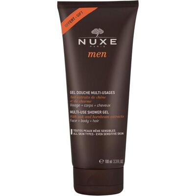 Nuxe, Gel douche, Homme Gel Douche Multi-Usages Tout Corps Pour Tous Types de Peaux - 100 Ml (100 ml) - Publicité Nuxe, Gel douche, Homme Gel Douche Multi-Usages Tout Corps Pour Tous Types de Peaux - 100 Ml (100 ml) - Publicité