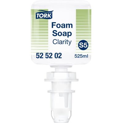 TORK Clarity Savon Moussant pour les Mains - Savon Mousse - Publicité TORK Clarity Savon Moussant pour les Mains - Savon Mousse - Publicité