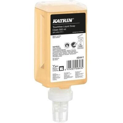 KATRIN Touchfree Clean Liquide Mains - Handseife - Publicité KATRIN Touchfree Clean Liquide Mains - Handseife - Publicité
