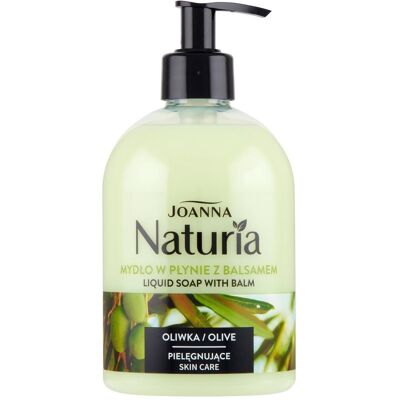 Joanna, Savon pour les mains, Savon liquide Naturia With Balm Savon liquide (Savon liquide, 500 ml) - Publicité Joanna, Savon pour les mains, Savon liquide Naturia With Balm Savon liquide (Savon liquide, 500 ml) - Publicité