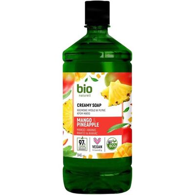 Molton Brown, Savon pour les mains, Bio Naturell, Bio Naturell, Mango & Pineapple, Liquid Soap, For Hands, 946 ml Unisex (Savon liquide, 946 ml) - Publicité Molton Brown, Savon pour les mains, Bio Naturell, Bio Naturell, Mango & Pineapple, Liquid Soap, For Hands, 946 ml Unisex (Savon liquide, 946 ml) - Publicité