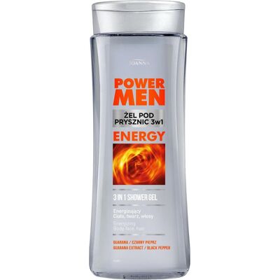 Joanna Power Men Gel Douche Énergie - Gel Douche - Publicité Joanna Power Men Gel Douche Énergie - Gel Douche - Publicité