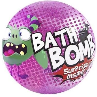 LaQ, Sel + bain moussant, Pink Bath Bomb With Surprise 120g (120 g) - Publicité LaQ, Sel + bain moussant, Pink Bath Bomb With Surprise 120g (120 g) - Publicité