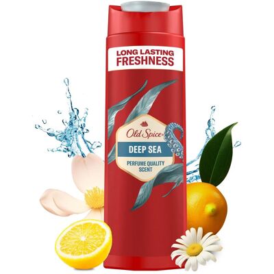 Old Spice, Gel douche, Deep Sea (250 ml) - Publicité Old Spice, Gel douche, Deep Sea (250 ml) - Publicité