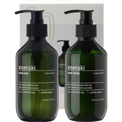 Meraki Cotton Haze Coffret Soin des Mains - Vert - Simple, 2 x 275 ml - Publicité Meraki Cotton Haze Coffret Soin des Mains - Vert - Simple, 2 x 275 ml - Publicité