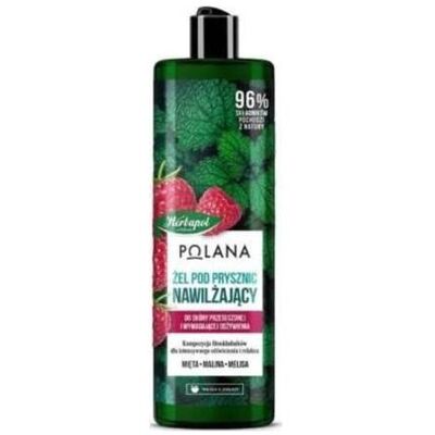 Herbapol, Gel douche, Gel douche Polana à la menthe et à la framboise 400ml (400 ml) - Publicité Herbapol, Gel douche, Gel douche Polana à la menthe et à la framboise 400ml (400 ml) - Publicité
