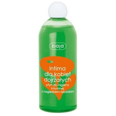 Ziaja, Soins intimes, Liquide d'hygiène intime Intima pour femmes matures Calendula 200ml (Lotion de toilette intime, 200 ml) - Publicité Ziaja, Soins intimes, Liquide d'hygiène intime Intima pour femmes matures Calendula 200ml (Lotion de toilette intime, 200 ml) - Publicité