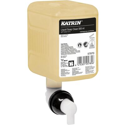 Katrin Savon Liquide Neutre 500ml - Savon Liquide - Publicité Katrin Savon Liquide Neutre 500ml - Savon Liquide - Publicité