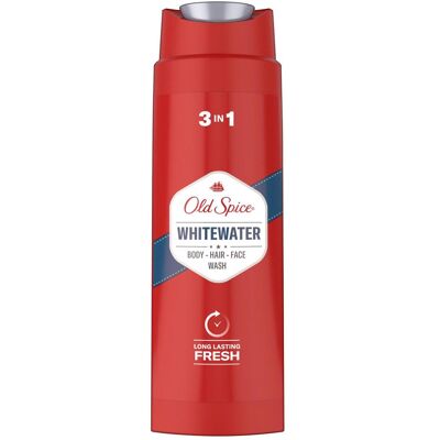 Old Spice, Gel douche, Whitewater (250 ml) - Publicité Old Spice, Gel douche, Whitewater (250 ml) - Publicité
