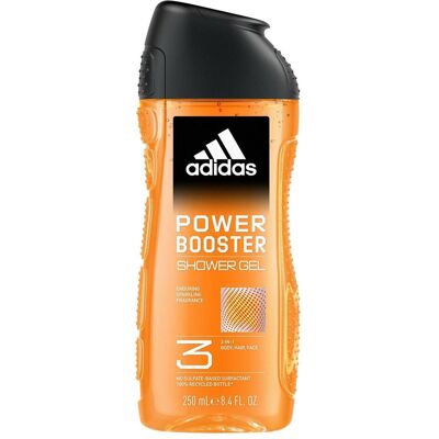 Adidas, Gel douche, Power Booster 3-In-1 - 250ml (250 ml) - Publicité Adidas, Gel douche, Power Booster 3-In-1 - 250ml (250 ml) - Publicité