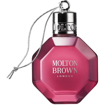 Molton Brown, Gel douche, Fiery Pink Pepper Festive Bauble (75 ml) - Publicité Molton Brown, Gel douche, Fiery Pink Pepper Festive Bauble (75 ml) - Publicité