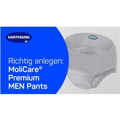 Paul Hartmann AG Molicare Premium Men Pants 7 Tropfen M - Couches adultes - Publicité Paul Hartmann AG Molicare Premium Men Pants 7 Tropfen M - Couches adultes - Publicité