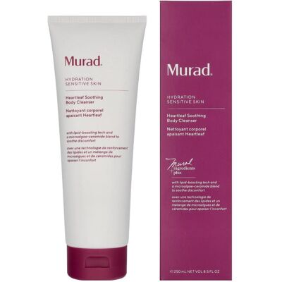 Nettoyant Corps Apaisant à la Feuille de Cœur de Murad - Nettoyant Corporel - Publicité Nettoyant Corps Apaisant à la Feuille de Cœur de Murad - Nettoyant Corporel - Publicité