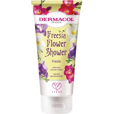 Dermacol, Gel douche, Crème de douche à la fleur de freesia ( frÃzie ) - Sprchový krÃm (200 ml) - Publicité Dermacol, Gel douche, Crème de douche à la fleur de freesia ( frÃzie ) - Sprchový krÃm (200 ml) - Publicité