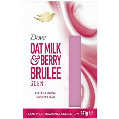 Dove, Gel douche, - Oat Milk & Berry Brulee shower tablet ST 141g (141 g) - Publicité Dove, Gel douche, - Oat Milk & Berry Brulee shower tablet ST 141g (141 g) - Publicité