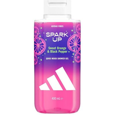 Adidas, Gel douche, Vibes Spark Up Shower Gel 400ml (400 ml) - Publicité Adidas, Gel douche, Vibes Spark Up Shower Gel 400ml (400 ml) - Publicité