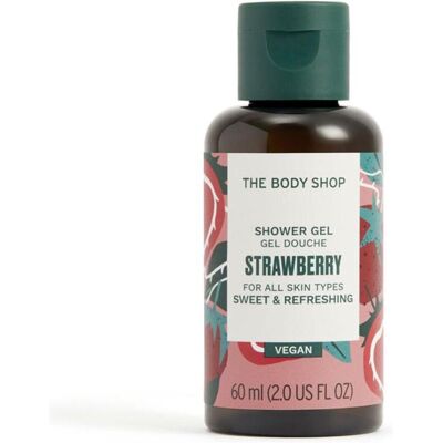 Gel Douche Fraise The Body Shop - Revigorant, 250 ml, Femmes - Publicité Gel Douche Fraise The Body Shop - Revigorant, 250 ml, Femmes - Publicité