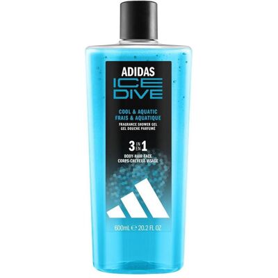 Adidas, Gel douche, Ice Dive SHOWER GEL 600ml (600 ml) - Publicité Adidas, Gel douche, Ice Dive SHOWER GEL 600ml (600 ml) - Publicité