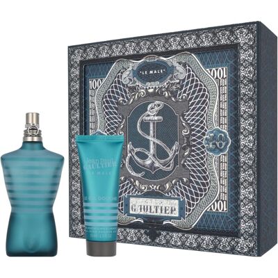 Coffret Cadeau Jean Paul Gaultier Le Male - Eau de Toilette & Gel douche - Publicité Coffret Cadeau Jean Paul Gaultier Le Male - Eau de Toilette & Gel douche - Publicité