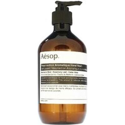Aēsop Resurrection Aromatique Hand Wash - Gel pour les mains - Botanique, Agrumes, Rafraîchissant - Publicité Aēsop Resurrection Aromatique Hand Wash - Gel pour les mains - Botanique, Agrumes, Rafraîchissant - Publicité